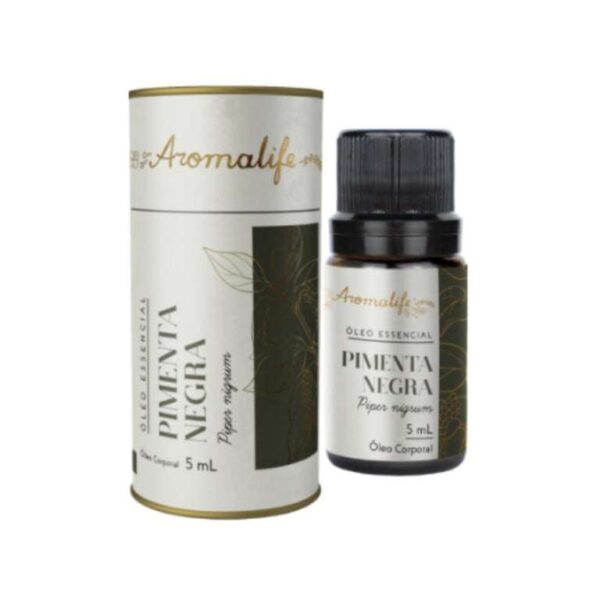 Óleo Essencial Pimenta Negra / Preta 5 mL - Aromalife