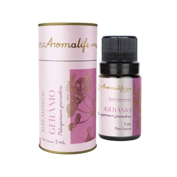 Óleo Essencial de Gerânio Egito 5 mL - Aromalife