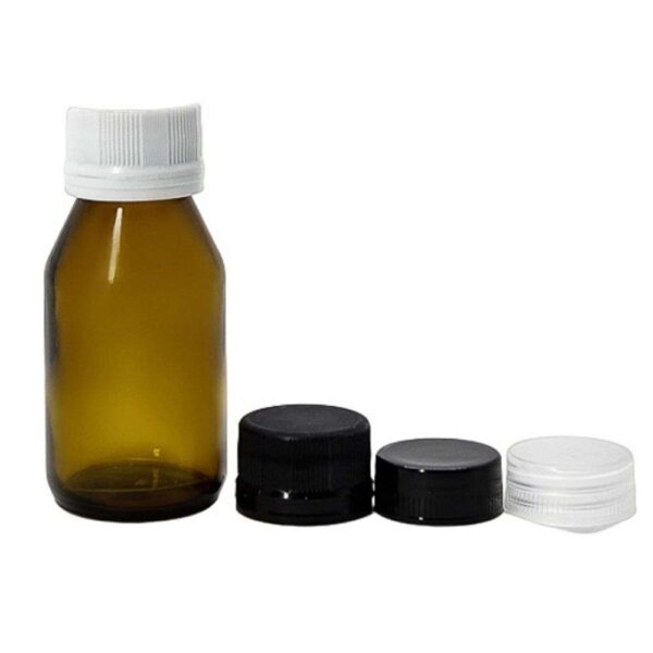 Vidro Âmbar 30ml (Baixo) (B18mm) sem tampa - unidade. - Image 3