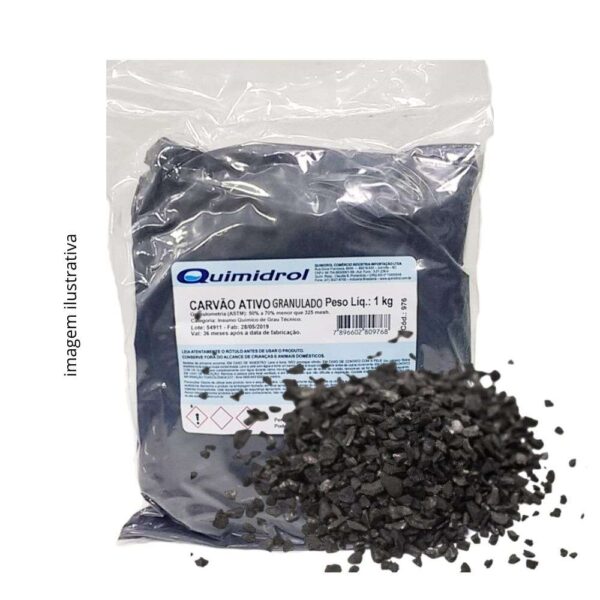 Carvão ativo granulado (1-2)mm - kg