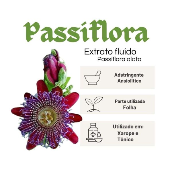 EXTRATO FLUÍDO PASSIFLORA -LT - Imagem 2