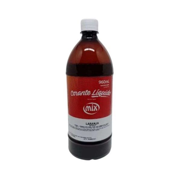 CORANTE LARANJA ALIMENTÍCIO 960ML