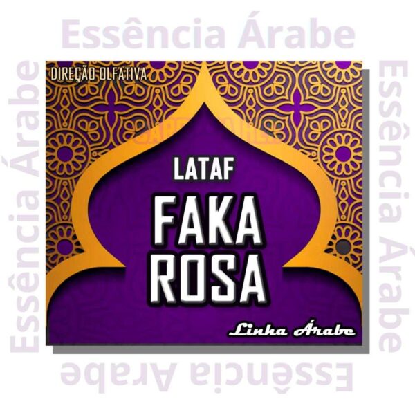 ESSÊNCIA LATAF - FAKA ROSA FEM (LINHA ARABE) - 100ML