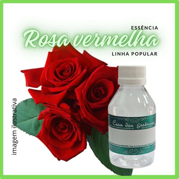 ESSÊNCIA ROSA VERMELHA - 100ML