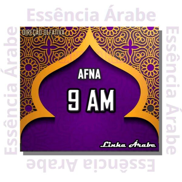 ESSÊNCIA AFNA - 9 AM (LINHA ARABE) - 100ML