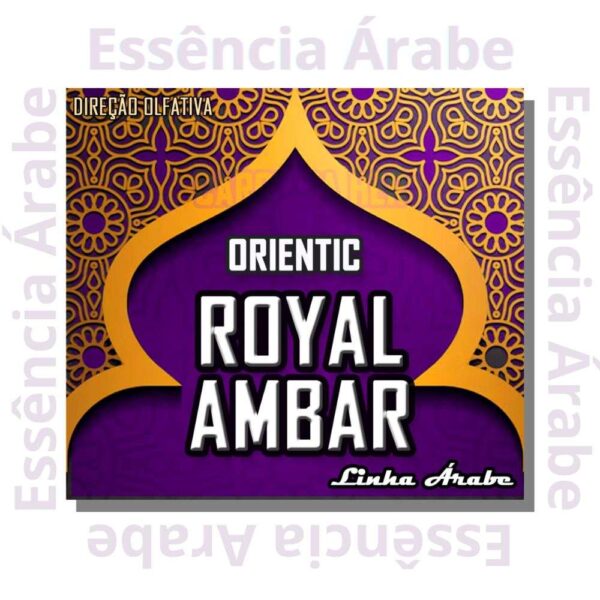 ESSENCIA ORIENTE ROYAL AMBAR (LINHA ARABE) - 100ML