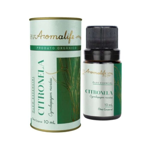 Óleo Essencial de Citronela Orgânico 10 mL - Aromalife