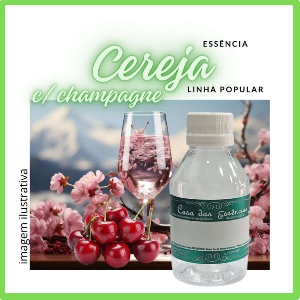 ESSÊNCIA CEREJA C/ CHAMPANHE - 100ML