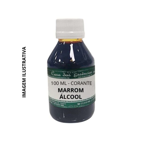 Corante Marrom Álcool - 100ML