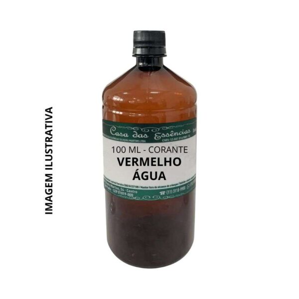 Corante Vermelho Água - 01l