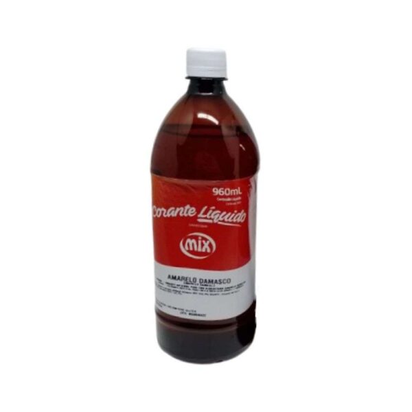 CORANTE AMARELO DAMASCO ALIMENTÍCIO 960ML