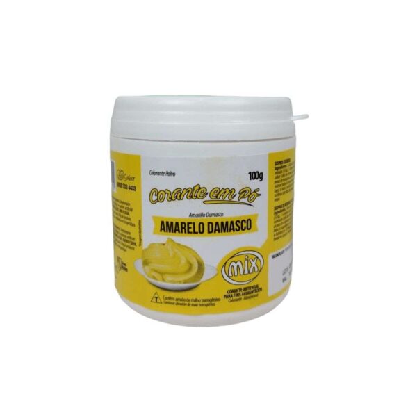 CORANTE AMARELO DAMASCO ALIMENTÍCIO 100G
