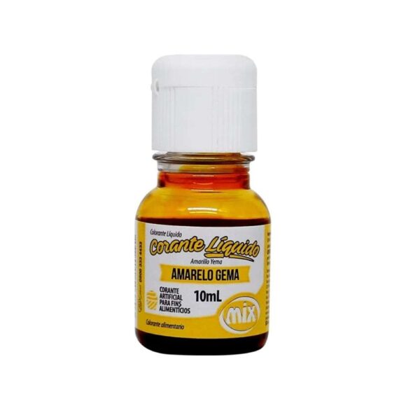 CORANTE AMARELO GEMA ALIMENTÍCIO 10ML