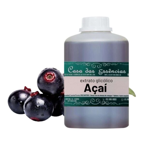 Açaí Extrato Glicólico - 01lt