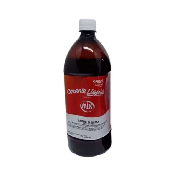 CORANTE AMARELO GEMA ALIMENTÍCIO 960ML