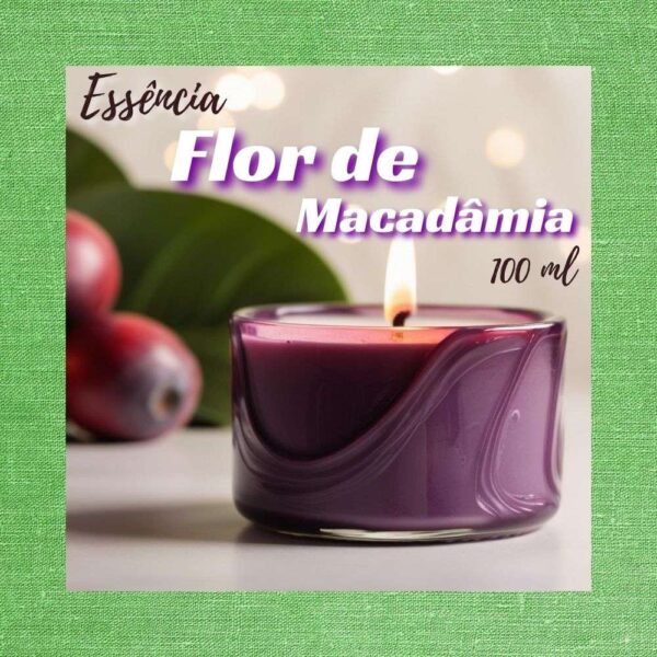 ESSÊNCIA VELA FLOR DE MACADÂMIA - 100ML