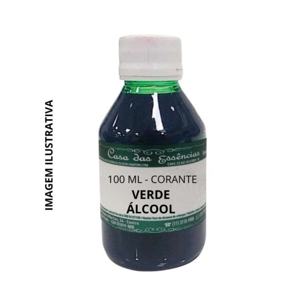Corante Verde Álcool - 100ML