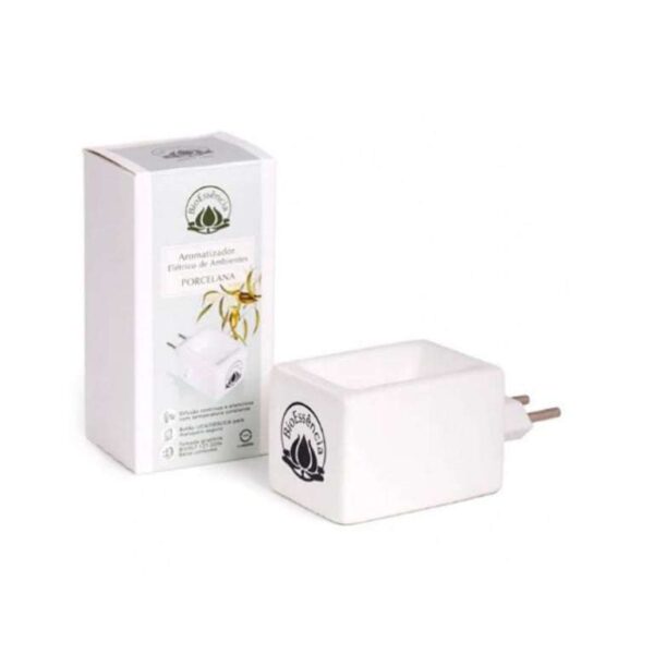 Difusor Elétrico de Tomada Cerâmica Branco (Bioessência)