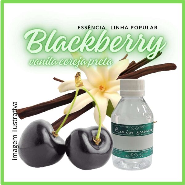 ESSÊNCIA BLACKBERRY VANILLA - (CEREJA PRETA) - 100ML