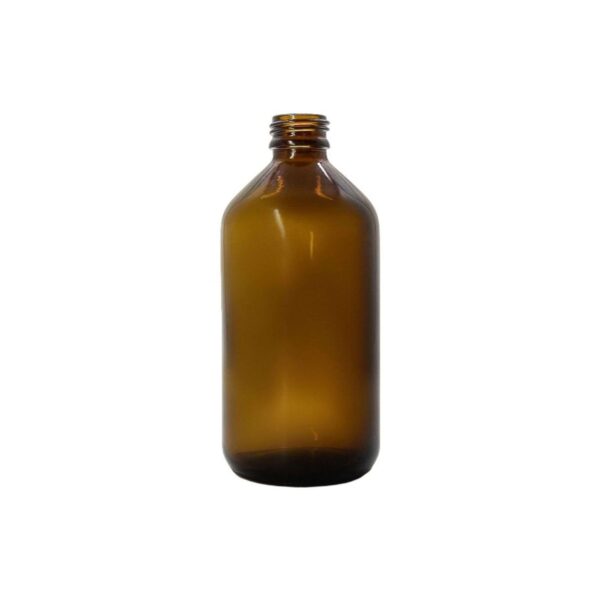 Vidro Âmbar 250ml Sem Tampa (B24mm)