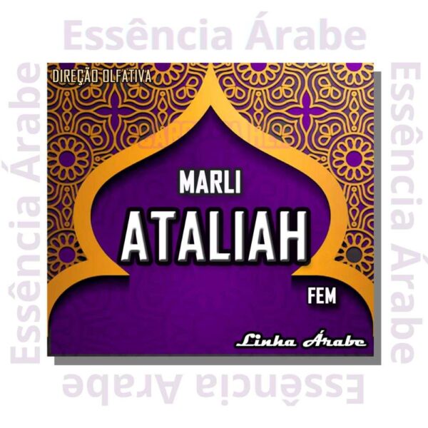 ESSÊNCIA MARLI ATALIAH FEM (LINHA ÁRABE) - 100ML