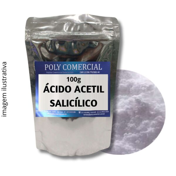 ÁCIDO ACETIL SALICÍLICO - 100G - Imagem 2