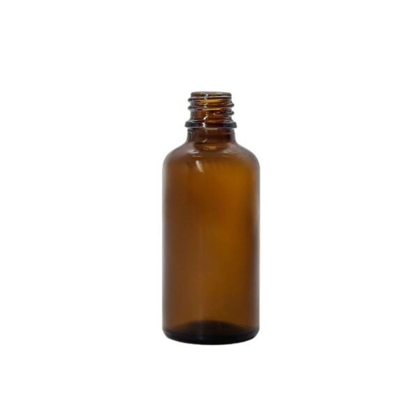 Vidro âmbar 50ml (Alto B18mm) sem tampa