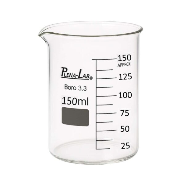 BECKER DE VIDRO 150 ML GRADUADO