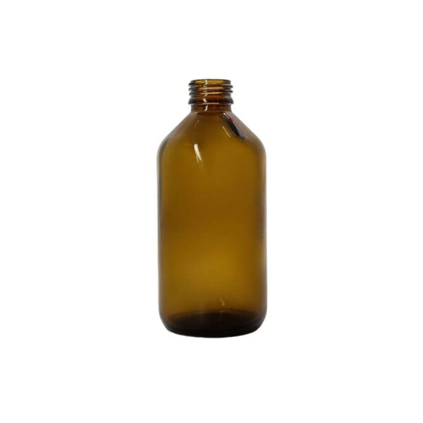 Vidro âmbar 200ml (B24MM) sem tampa