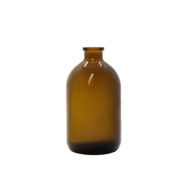 Vidro âmbar 100ml (RECRAVE) B18MM sem tampa