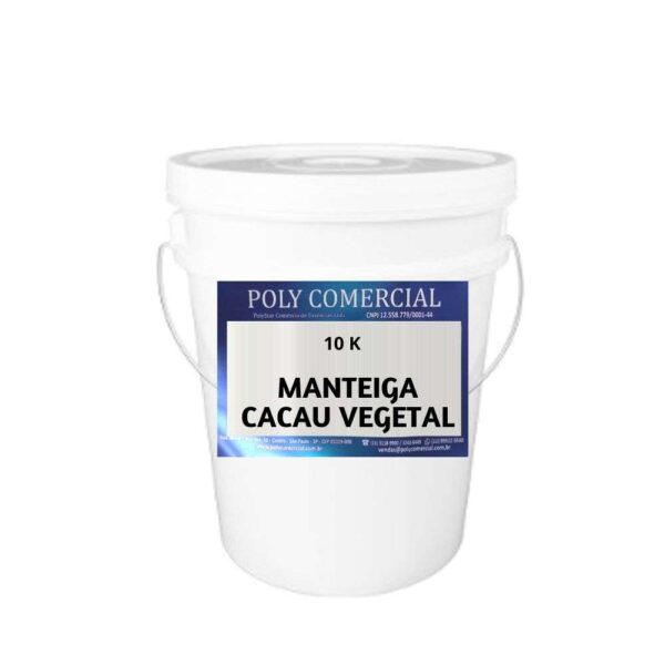 MANTEIGA DE CACAU VEGETAL (PASTA) - BALDE 10KG