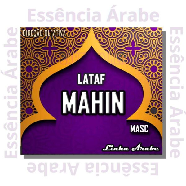 ESSÊNCIA LATAF - MAHIN MASC (LINHA ARABE) - 100ML