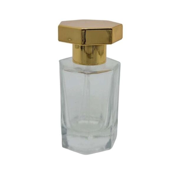 Vidro Chane Sextavado Imp. 50ml  (Com Válvula e Capa) - unidade - Imagem 2