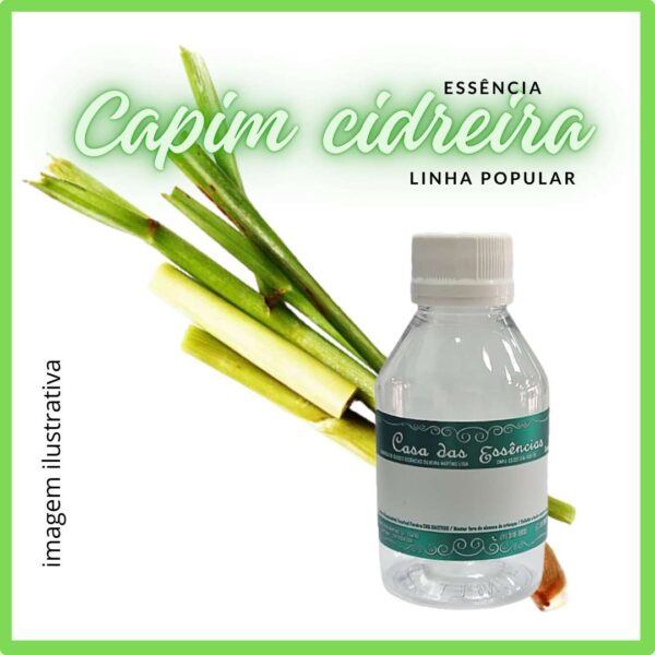 ESSÊNCIA CAPIM CIDREIRA - 100ML
