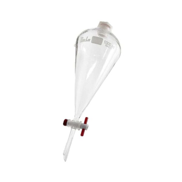 FUNIL DE SEPARAÇÃO SQUIBB TORN E ROLHA DE PTFE 1000ML