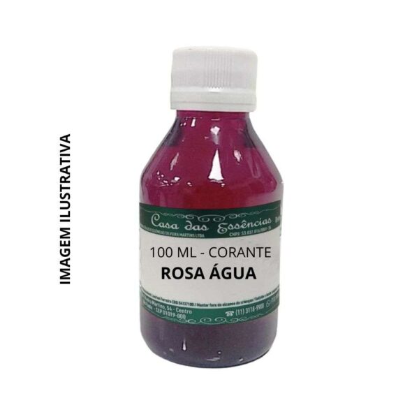 Corante rosa água 100ml