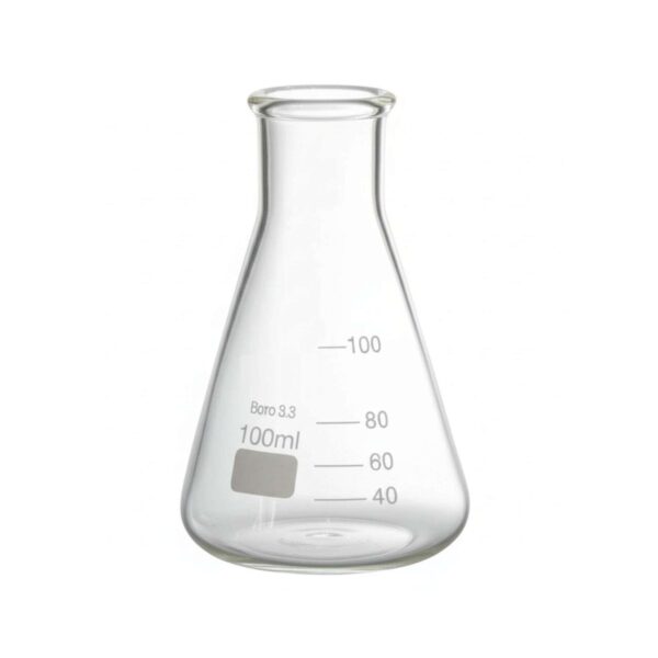 ERLENMEYER 100ML DE VIDRO