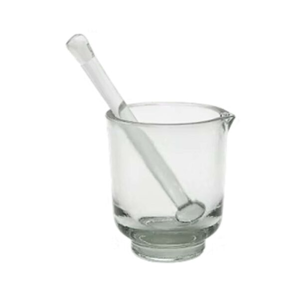 GRAL DE VIDRO 100ML COM PISTILO