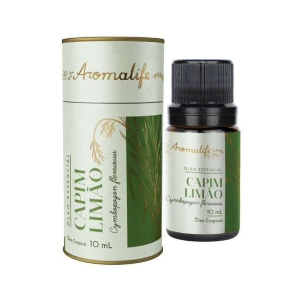 Óleo Essencial de Capim Limão - 10 Ml (Aromalife)