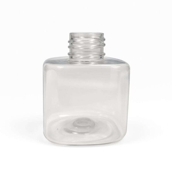 FRASCO PET 190ML CUBO TRANSPARENTE (B28MM)