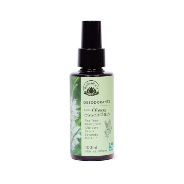 Desodorante Spray Tea Tree 100 Ml (Bioessência)