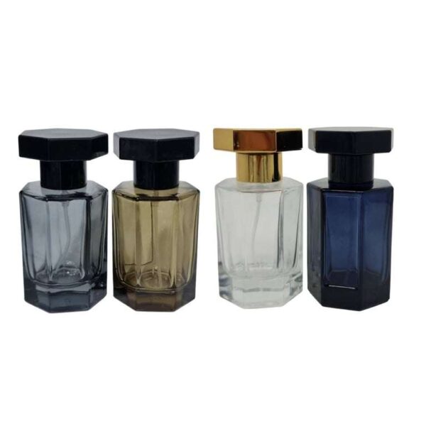 Vidro Chane Sextavado Imp. 50ml  (Com Válvula e Capa) - unidade - Imagem 3