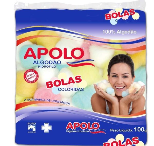 ALGODÃO BOLA COLOR - 100G