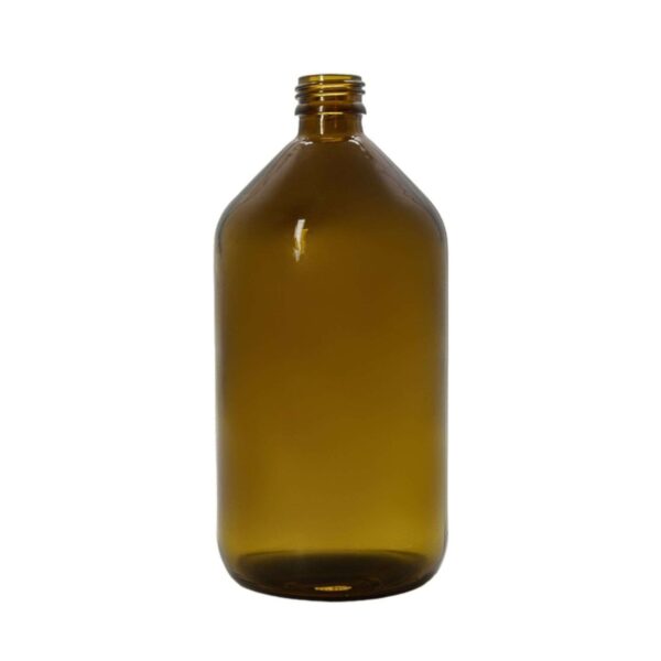 Vidro âmbar 1000 ml (B31mm) sem tampa