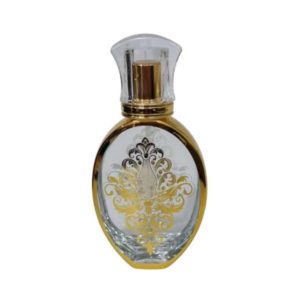 Vidro Árabe Oval Imp. 50ml (Com Válvula e Capa) - unid.