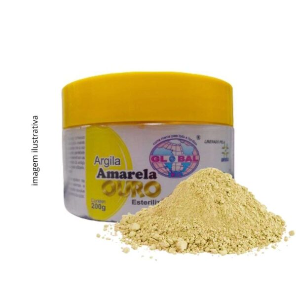 Argila Amarela - Pote de 200g