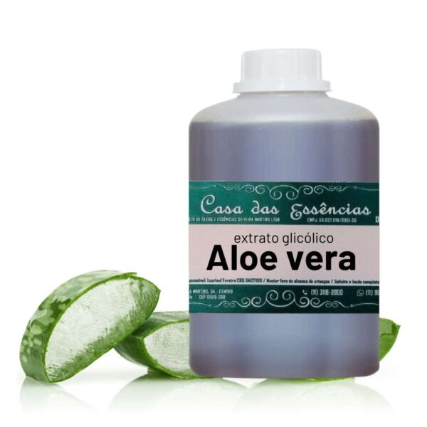 Aloe Vera (Babosa) Extrato Glicólico - 01lt