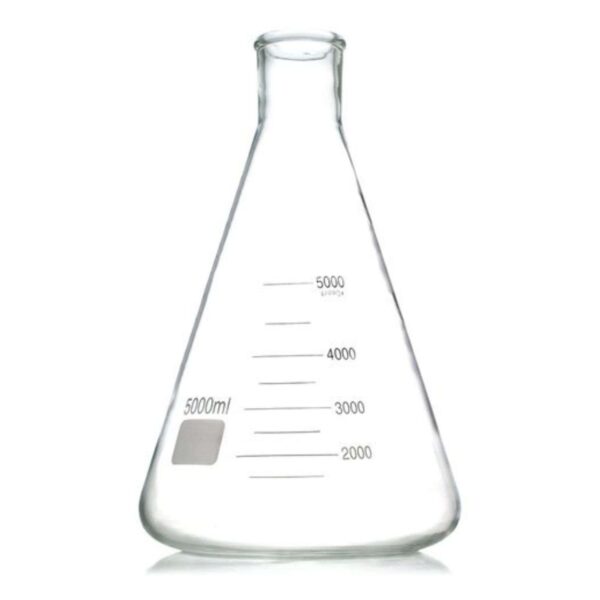 ERLENMEYER 5000ML DE VIDRO