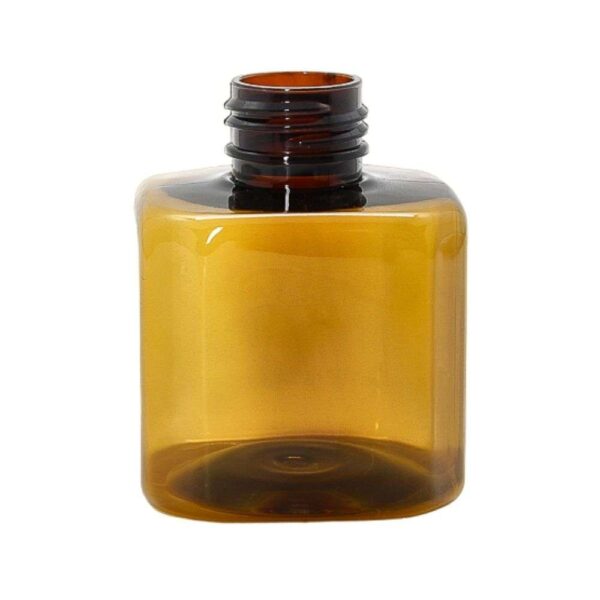FRASCO PET 190ML CUBO AMBAR (B28MM)