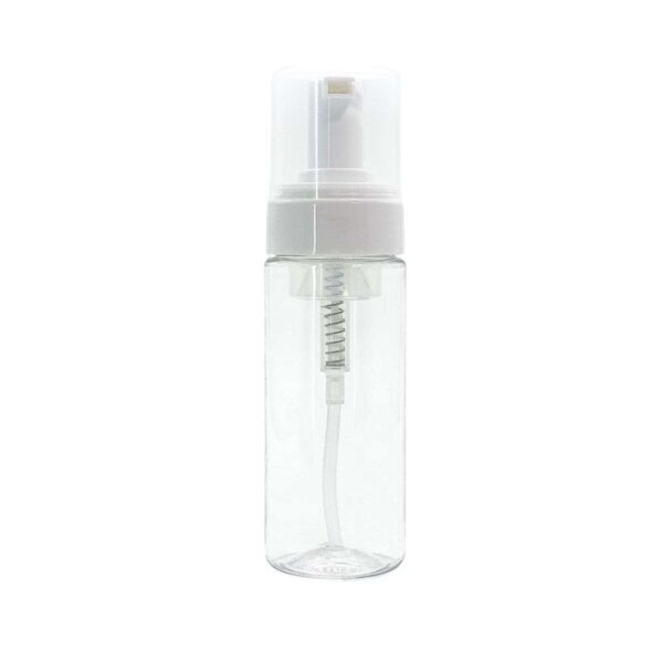 FRASCO ESPUMADOR 150ML TRANSPARENTE C/ VALVULA BRANCA 42/410